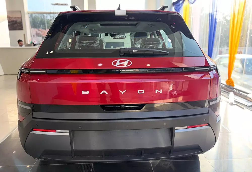 Khu vực phía sau của Hyundai Bayon