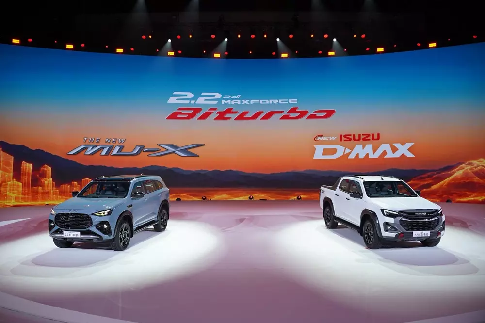 Isuzu D-Max và MU-X được trang bị máy dầu 2.2L mới 