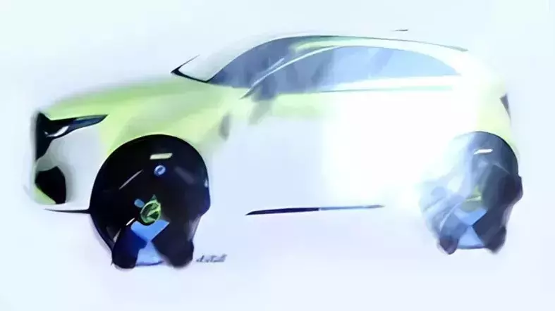 Hình ảnh phác họa chính thức của Mazda CX-3 mới
