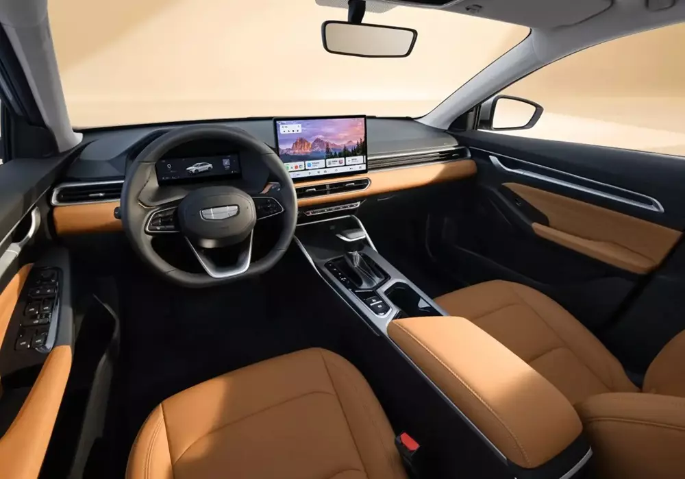 Khoang lái bên trong Geely Emgrand 2027