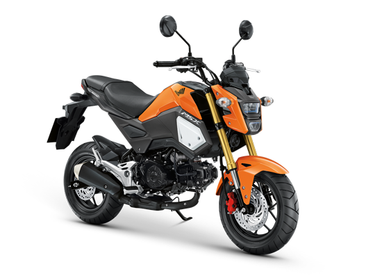 Mẫu Honda MSX màu cam đen Mẫu Honda MSX màu cam đen