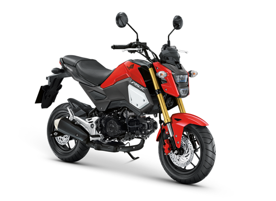 Mẫu Honda MSX màu đỏ đen Mẫu Honda MSX màu đỏ đen