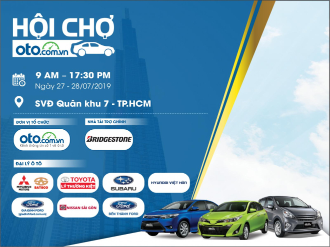 Thông tin về thời gian và địa điểm tổ chức Hội chợ Oto.com.vn lần thứ 3 Thông tin về thời gian và địa điểm tổ chức Hội chợ Oto.com.vn lần thứ 3