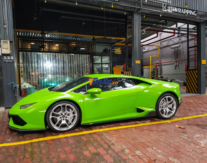 siêu xe Lamborghini Huracan LP610-4 mang biển số Nam Định