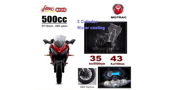 Thông số chi tiết của chiếc xe này mang khối động cơ rất giống dòng Honda 500 phân khối hiện nay Thông số chi tiết của chiếc xe này mang khối động cơ rất giống dòng Honda 500 phân khối hiện nay
