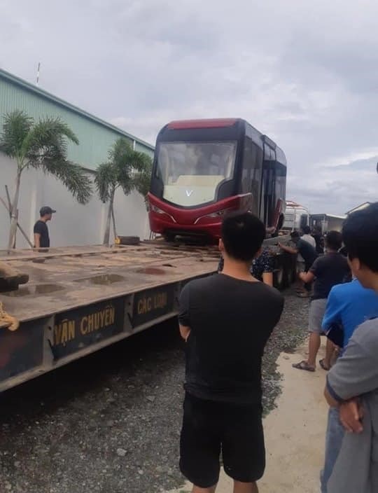Hình ảnh của mẫu xe được cho là xe buýt điện mà VinFast phát triển Hình ảnh của mẫu xe được cho là xe buýt điện mà VinFast phát triển